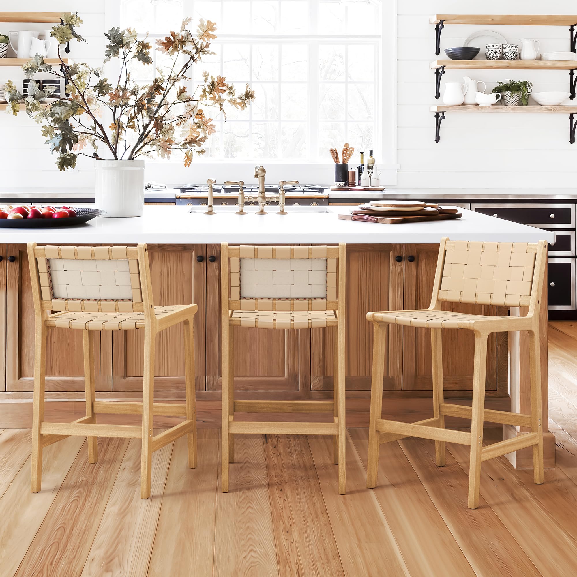 Amazon.com: LUE BONA Counter Height Bar Stools 24inch, Set